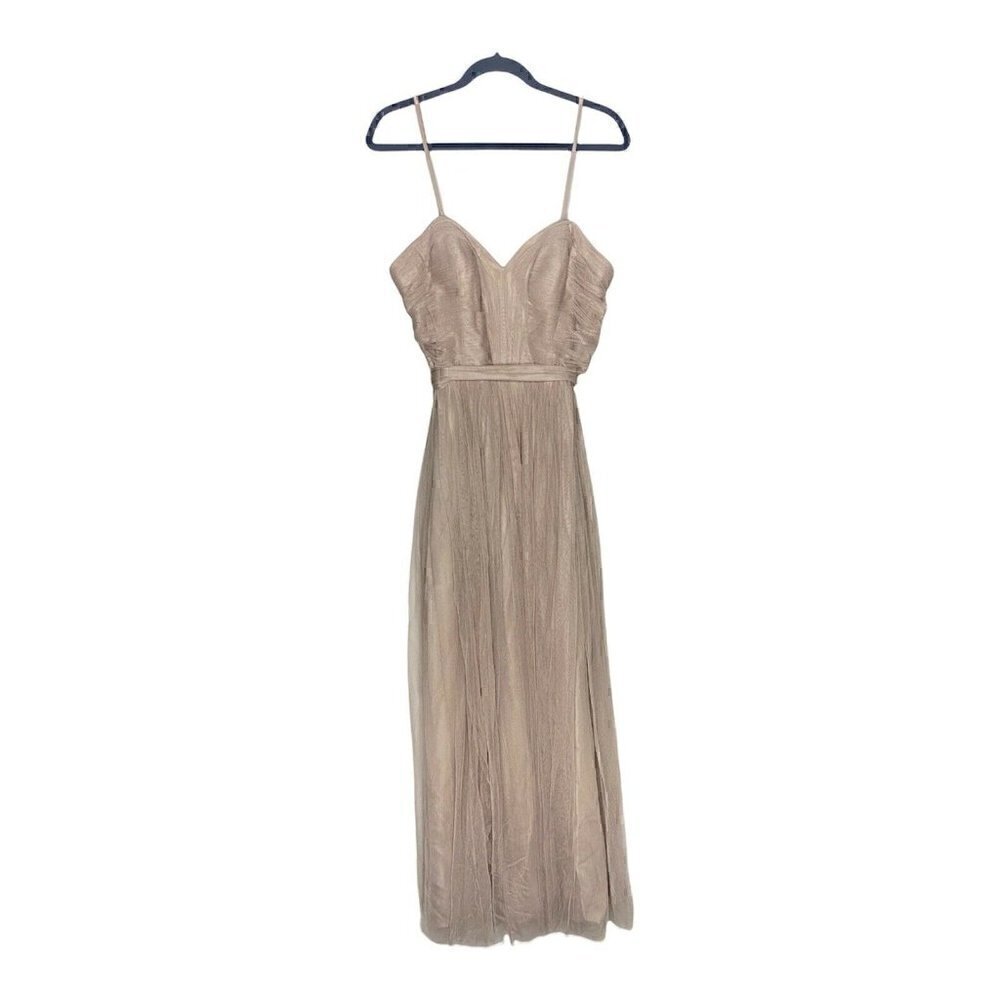 Wtoo By Watter Styles Bridesmaids Dress Size 10 Women's Style 00141 Mocha Blush
